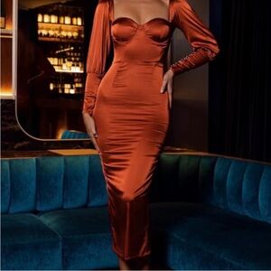 Privilege Midi Dress by Abyssbyabby